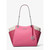 Michael Kors Large Chain MK Signature Shoulder Tote Handbag Purse Bag Tote Lady (DarkRaspberryMulti) 35S5STVE3B-984