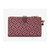 Michael Kors Jet Set Metallic Logo Jacquard Wristlet Oxblood 35F4GTVW3J-oxbl