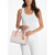 Michael Kors Sheila Medium Ombré Signature Logo Satchel (Powder Blush) 35S5G6HS8B-424