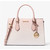 Michael Kors Sheila Medium Ombré Signature Logo Satchel (Powder Blush) 35S5G6HS8B-424