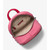 Michael Kors Rhea Medium Color-Block Signature Logo Backpack (DK Raspberry) 35S5SRAB6V-984