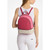 Michael Kors Rhea Medium Color-Block Signature Logo Backpack (DK Raspberry) 35S5SRAB6V-984