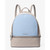 Michael Kors Rhea Medium Color-Block Signature Logo Backpack (Light Sky Multi) 35S5SRAB6V-Skymulti