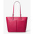 Michael Kors Jet Set Medium Pocket Tote Bag (Dark Raspberry) 35H3STVT6B-984