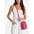 Michael Kors Jet Set Travel Medium Signature Logo Crossbody Bag (Dark Raspberry) 35R4STVC6V-984