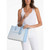 Michael Kors Mirella Medium Ombré Logo Tote Bag (Light Sky) 35S4S7ZT2B-Sky