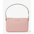 Michael Kors Jet Set Small Signature Logo Convertible Wristlet (Powder Blush) 35T4GTVW5B-424