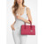 Michael Kors Sheila Medium Signature Logo Satchel (Dark Raspberry) 35T5S6HS3B-984