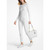 Michael Kors Jet Set Large Saffiano Leather Shoulder Bag (Optic White) 35T5STVT3L-085