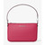 Michael Kors Jet Set Small Pebbled Leather Convertible Wristlet (Dark Raspberry) 35S5STVW5L-984