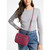 Michael Kors Jet Set Large Saffiano Leather Crossbody Bag (Dark Raspberry) 35T1STTC9L-984