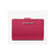Michael Kors Medium Saffiano Leather Wallet (Dark Raspberry) 35R4STVF6L-984