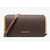 Michael Kors Jet Set Medium Signature Logo Crossbody Bag (Brown) 35F5GTVC8B-847