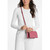 Michael Kors Jet Set Signature Logo Crossbody Bag (DK Raspberry) 35F5STVC8V-984