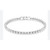 Swarovski Emily Tennis bracelet, Round cut, White, Rhodium plated 1808960