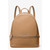 Michael Kors Rhea Medium Pebbled Leather Backpack (Peanut) 35T5SM9M1L-Peanut