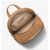 Michael Kors Rhea Medium Pebbled Leather Backpack (Peanut) 35T5SM9M1L-Peanut