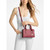 Michael Kors Outlet Sheila Small Signature Logo Satchel (Cherry) 35F5G6HS1V-Cherr