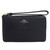 Coach Corner Zip Wristlet (Black) CV396IMBLK