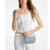 Michael Kors Outlet Jet Set Small Signature Logo Camera Crossbody 35R6GTVC1V-Pale Ocean