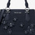 Michael Kors Marilyn Small Floral Embellished Satchel 35S6S6AM5L-Navy