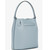 Michael Kors Carson Medium Pebbled Leather Convertible Bucket Crossbody Bag 35R6S2ZS6T-Pale Ocean