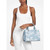 Michael Kors Marilyn Medium Printed Signature Logo Satchel 35S6S6AS2Y-Pale Ocean
