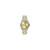 Invicta Men's 49106 Speedway Quartz 3 Hand Gold Dial Watch