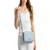 Michael Kors Jet Set Travel Large Logo Debossed Camera Crossbody Bag (Pale Ocean) 35S6STVC7V-Pale ocean
