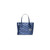 Michael Kors Eva Extra-Small Logo Jacquard Denim Convertible Tote Bag 35S6SV0T0C-Denim