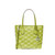 Michael Kors Eva Extra-Small Logo Jacquard Denim Convertible Tote Bag 35S6SV0T0C-Lime