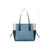 Michael Kors Voyager Large Color-Block Signature Logo Tote 35S5SV6T7B-Denim
