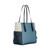 Michael Kors Voyager Large Color-Block Signature Logo Tote 35S5SV6T7B-Denim
