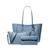 Michael Kors Jet Set Travel Large Signature Logo 3-in-1 Tote Bag 35T6STVT7Y-Denim