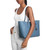 Michael Kors Jet Set Travel Large Signature Logo 3-in-1 Tote Bag 35T6STVT7Y-Denim