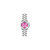Invicta Women's 16654 Speedway Quartz Chronograph Hot Pink Dial Watch