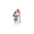 Michael Kors Outlet Eva Extra-Small Striped Signature Logo Convertible Tote Bag 35S6GV0T0I-149
