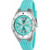 Invicta Women's 24124 Angel Quartz 3 Hand Cyan Dial Watch