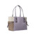 Michael Kors Outlet Voyager Large Color-Block Signature Logo Tote Bag (Lilac) 35S5SV6T7B-Lilac