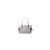 Michael Kors Outlet Voyager Large Color-Block Signature Logo Tote Bag (Lilac) 35S5SV6T7B-Lilac