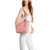 Michael Kors Outlet Jet Set Large Signature Logo Shoulder Bag (Rose) 35S4STVT3B-Rose