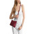 Michael Kors Outlet Jet Set Travel Large 3-in-1 Signature Logo Tote Bag (Maroon) 35T6STVT7B-Maroo