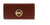 MICHAEL Michael Kors Fulton Leather Carryall Card Holder (Brick) 32F2GFTE3L-616