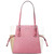 Michael Kors Outlet Voyager Large Color-Block Signature Logo Tote Bag 35S5SV6T7B-Rose
