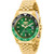 Invicta Men's 36044 Pro Diver Quartz 3 Hand Green Dial Watch