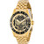 Invicta Men's 36860 Pro Diver Quartz PC21 Gold, Black Dial Watch