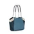 Michael Kors Jet Set Large Color-Block Signature Logo Shoulder Bag 35S5STVE3B-Denim
