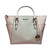Michael Kors Charlotte Top Zip Tote MK Signature Shoulder Bag (Powder Blush Multi) 35T0GCFT3B-Pbm