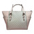Michael Kors Charlotte Top Zip Tote MK Signature Shoulder Bag (Powder Blush Multi) 35T0GCFT3B-Pbm