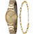 Invicta Women's 47271 Wildflower Quartz 3 Hand Gold Dial Watch